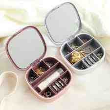 jewelry storage box with mirror  